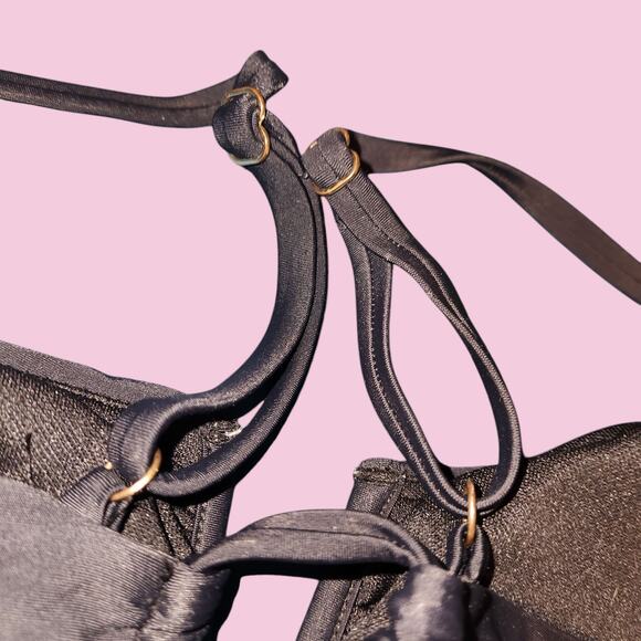 Time & Tru Black Swimsuit Top - Size XL - Picture 4 of 6